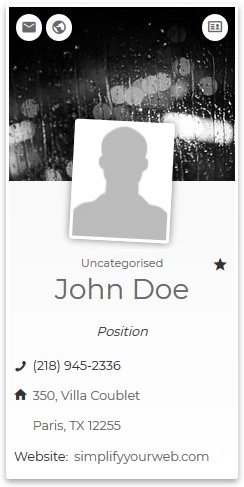 Picture Background theme example